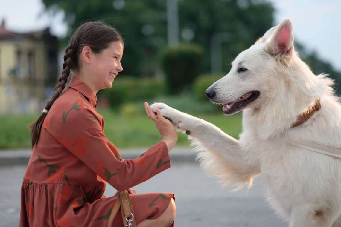 Ida i Lampo - kadr z filmu "O psie, który jeździł koleją"